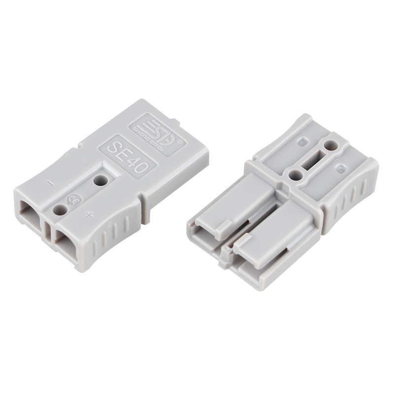SE40A Gray Discharge Electric Plug Connector